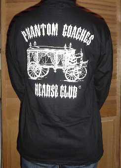 Phantom Coaches Hearse Club long sleve -- back